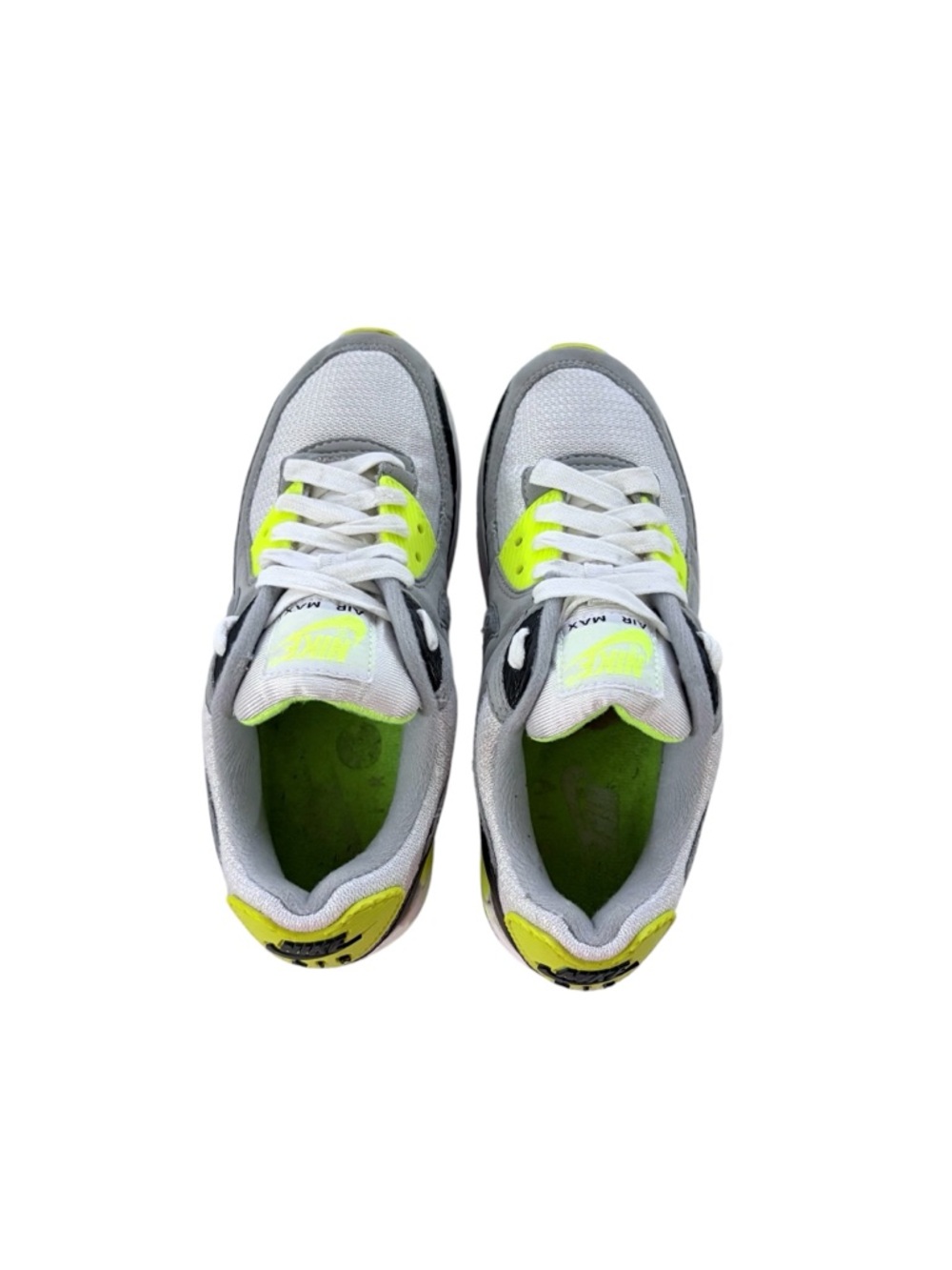 Nike Air Max 90 OG Volt, Neon Yellow Sneakers Sz 6 Women Running Shoes Blokecore